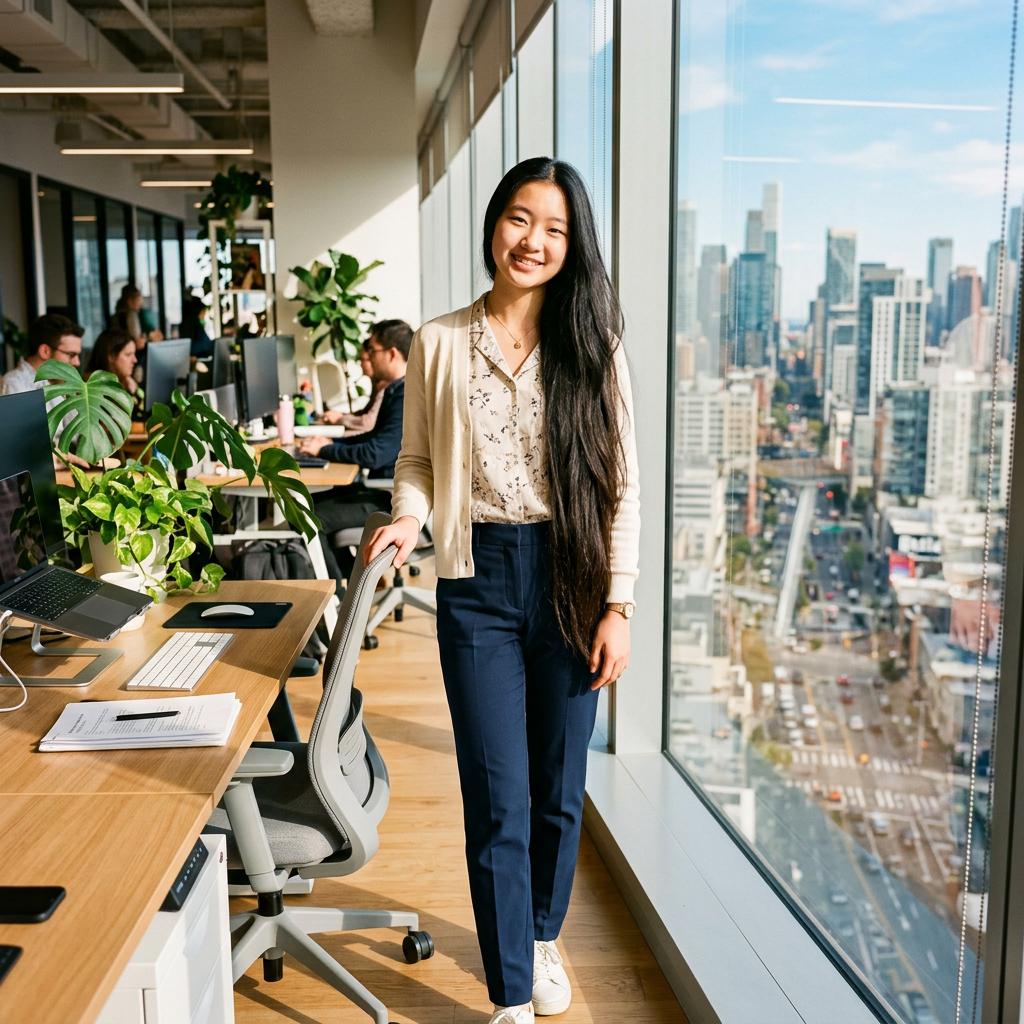 Professional working at a US company
